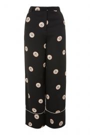 Floral Print Wide Leg Pants at Topshop